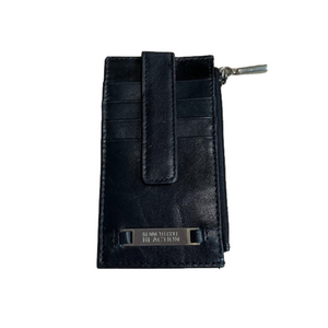 Kenneth Cole Reaction Black Leather Card Holder Wallet